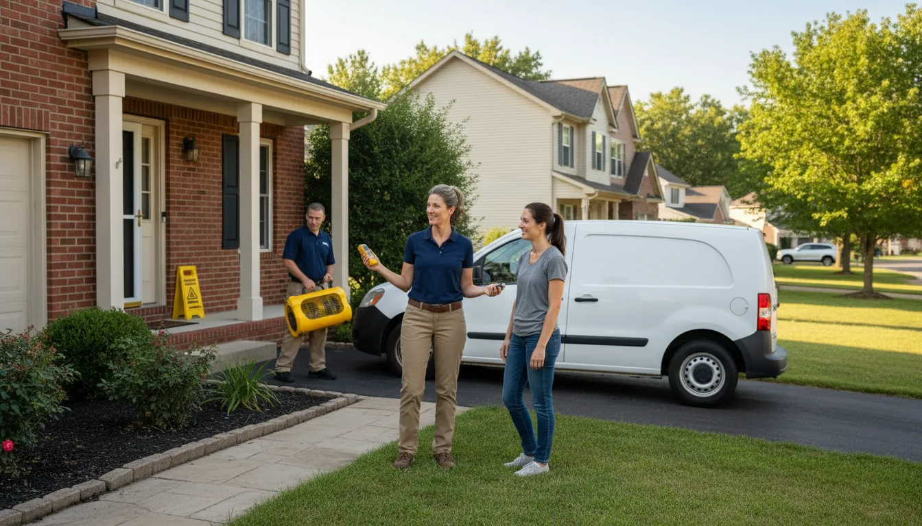 Water restoration image for Dehumidification And Cleanup Services in Dewitt, VA